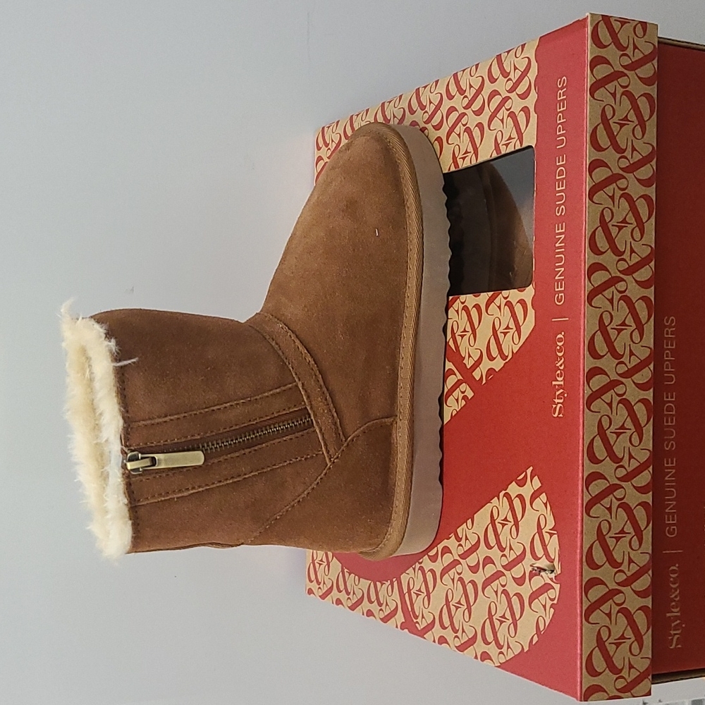 Style & Co Suede Bootie